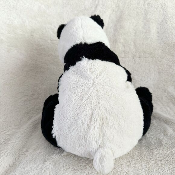 Ikea 12" Kramig Panda Bear Black White Stuffed Animal Plush Cut Tag - Picture 3 of 5